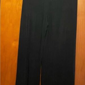 Classic Black Wide-Leg Women's Pants